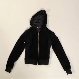 Vince Black Terry Hoodie